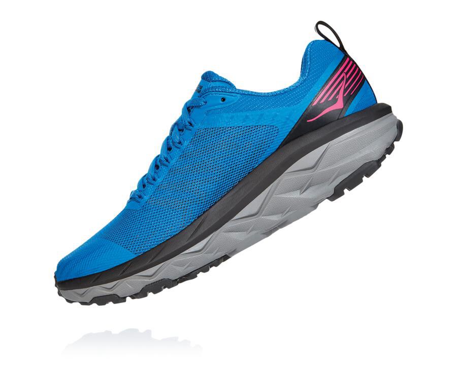 Zapatillas Trail Hoka One One Mujer - Challenger Atr 5 - Azules - CSQ138624